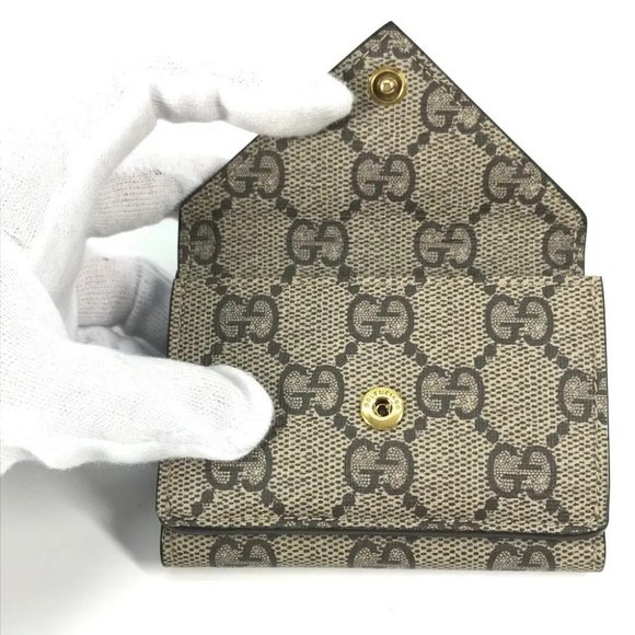 Auth GUCCI 681704 Collaboration Paper mini wallet The Hacker Project Trifold wal - Picture 12 of 16
